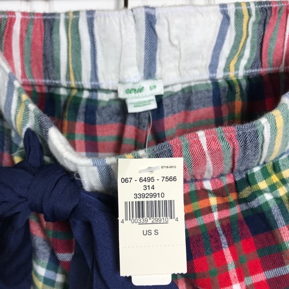 Aerie Flannel Pajama Boxer Shorts Size Small NWT - Picture 10 of 11